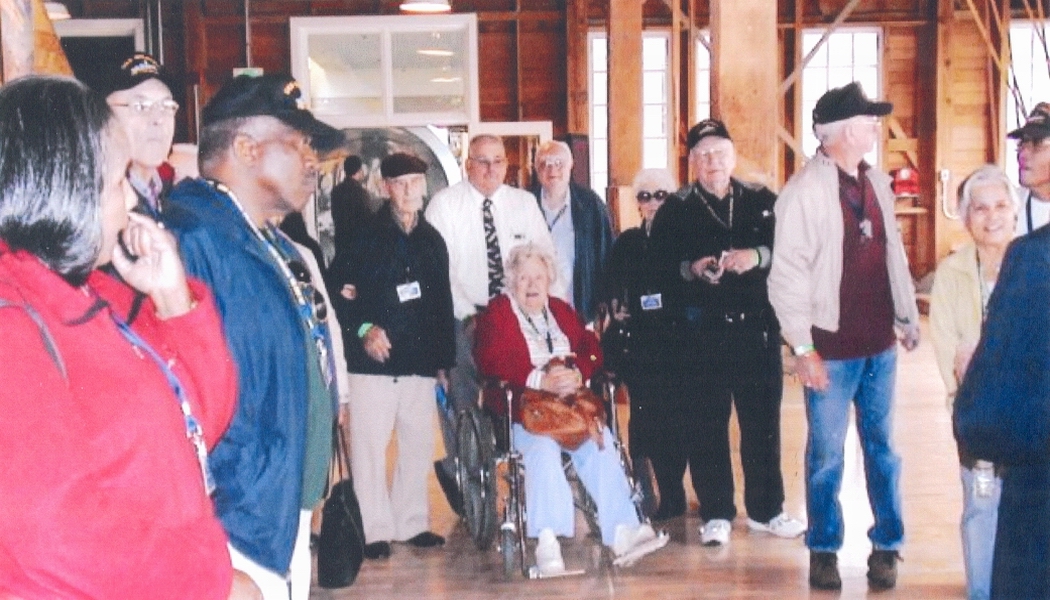 Brenda Caldwell, (between Brenda and her husband John) is Al Walton, John Caldwell, George Aument ,Tom Cook (Bus driver)Millie Pratt, Shannon Pratt, Barbara Johnson, Harvey Johnson, John Mauldin, Mackie McLoy and Lucana McLoy